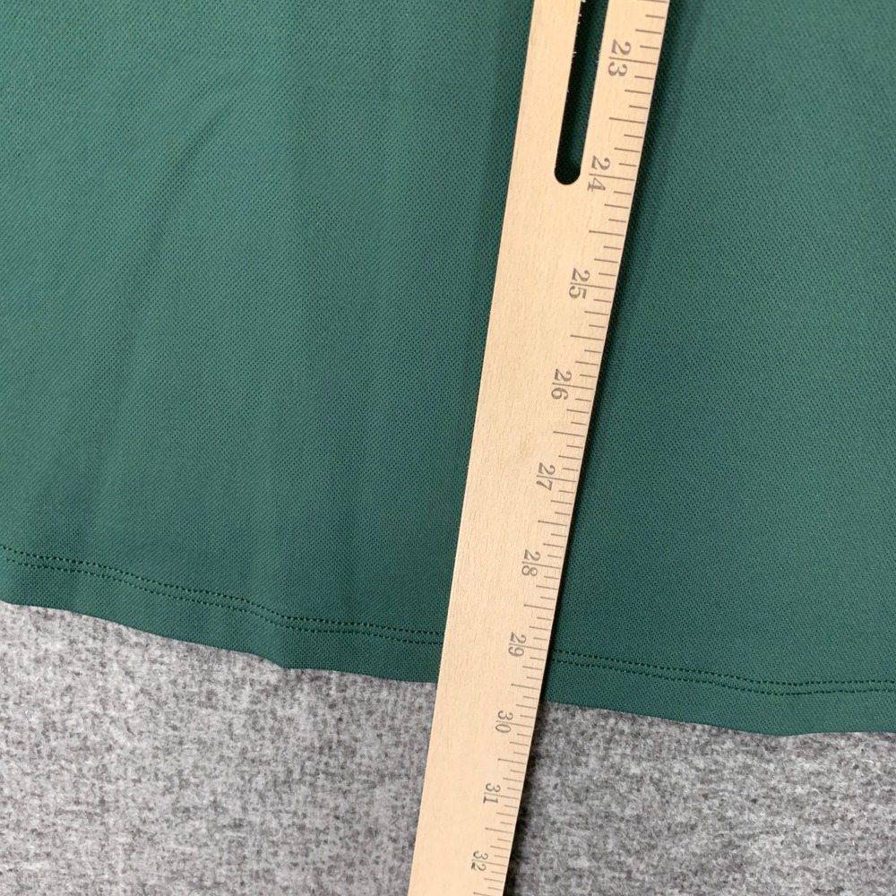 Lululemon Polo Shirt Men Extra Large Green Long Sleeve Performance Stretch - Picture 6 of 8